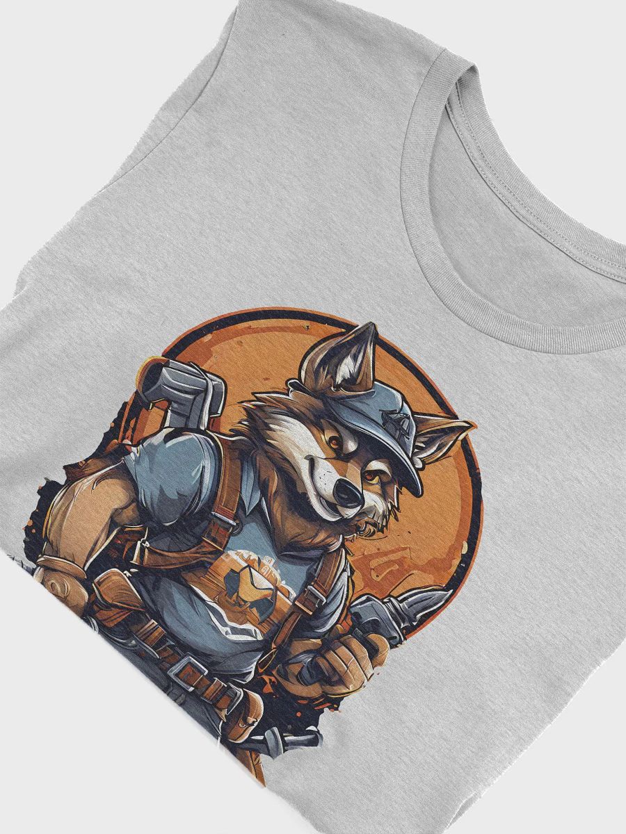 Mr. Fix-It - Cool Funny Wolf Handyman Bella Canvas 3001 T-Shirt for DIY Enthusiasts product image (5)
