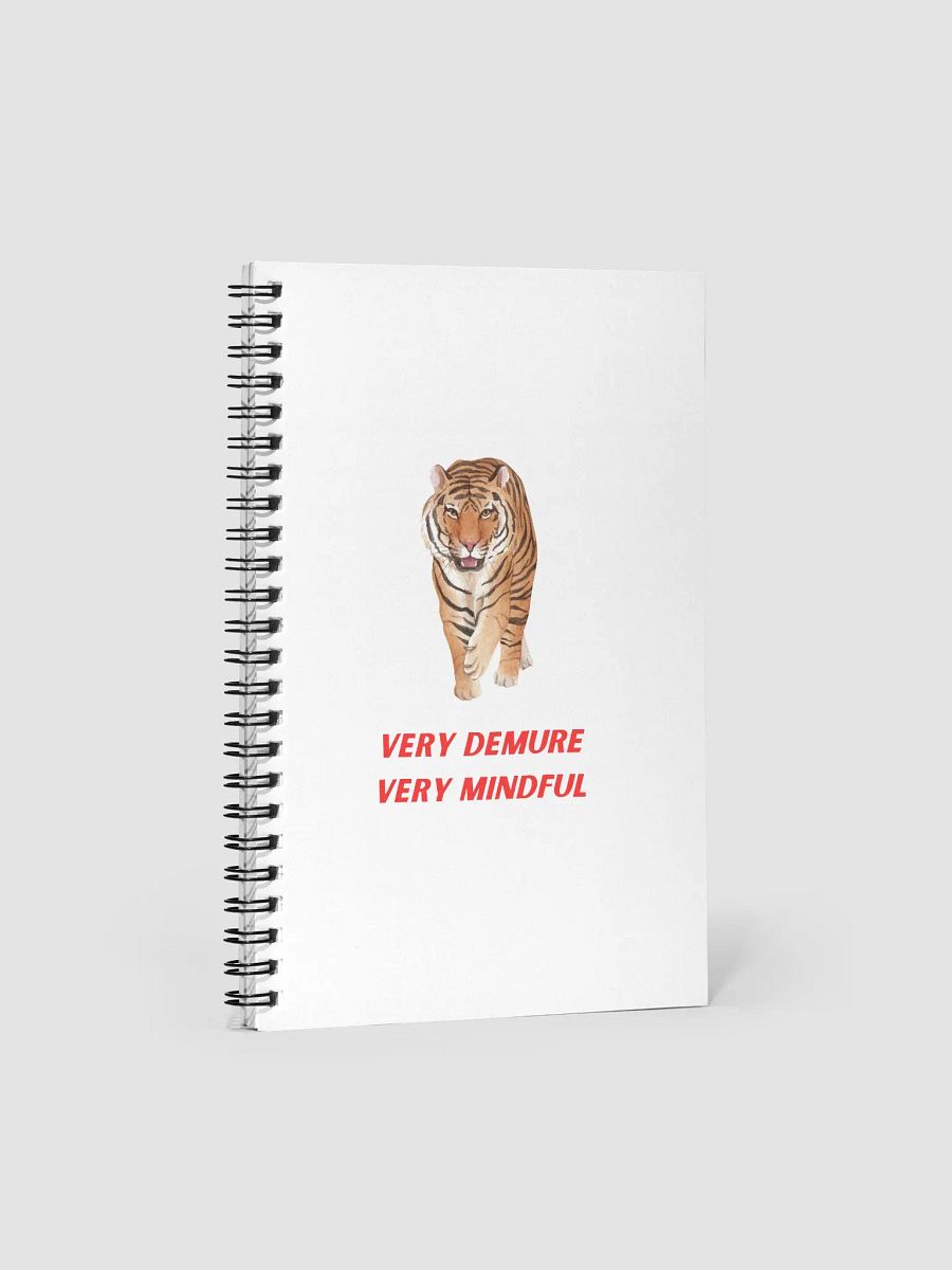 very demure very mindful like a Tiger Notebook product image (1)