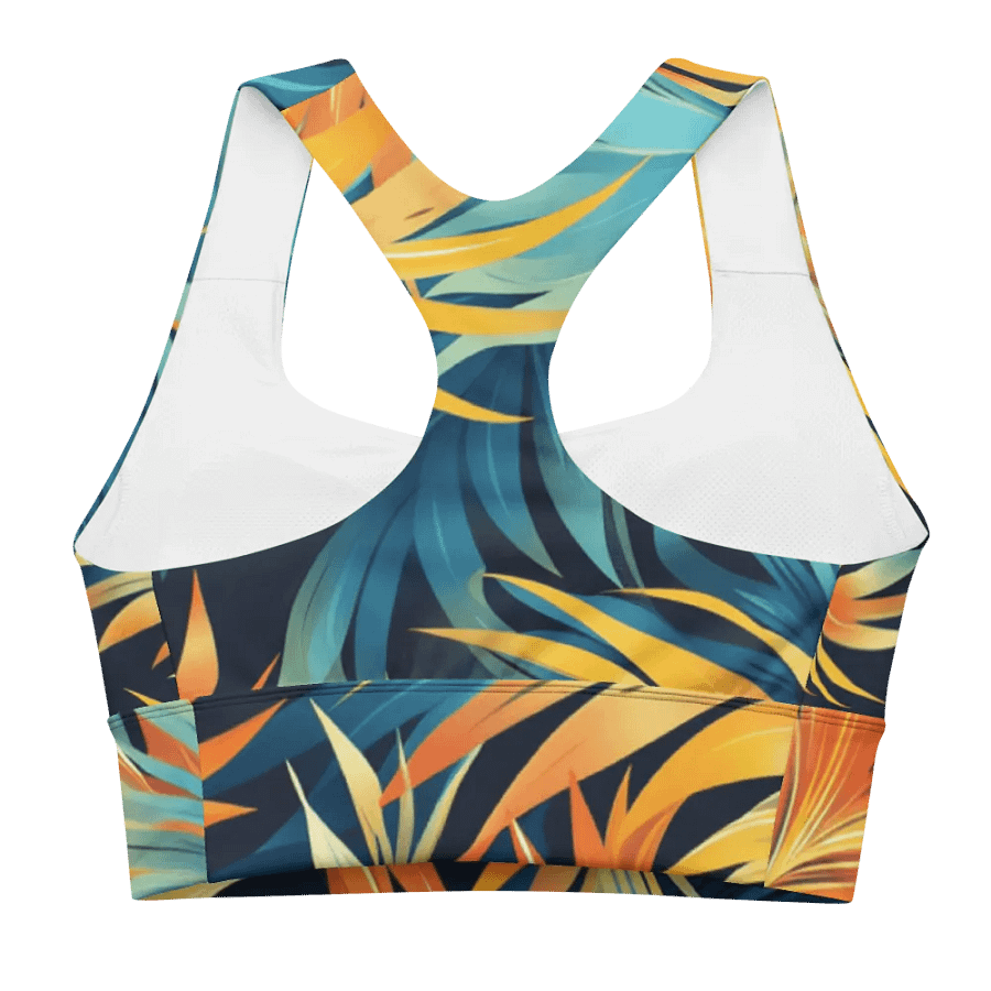 Tropical Flow Longline Sports Bra product image (7)