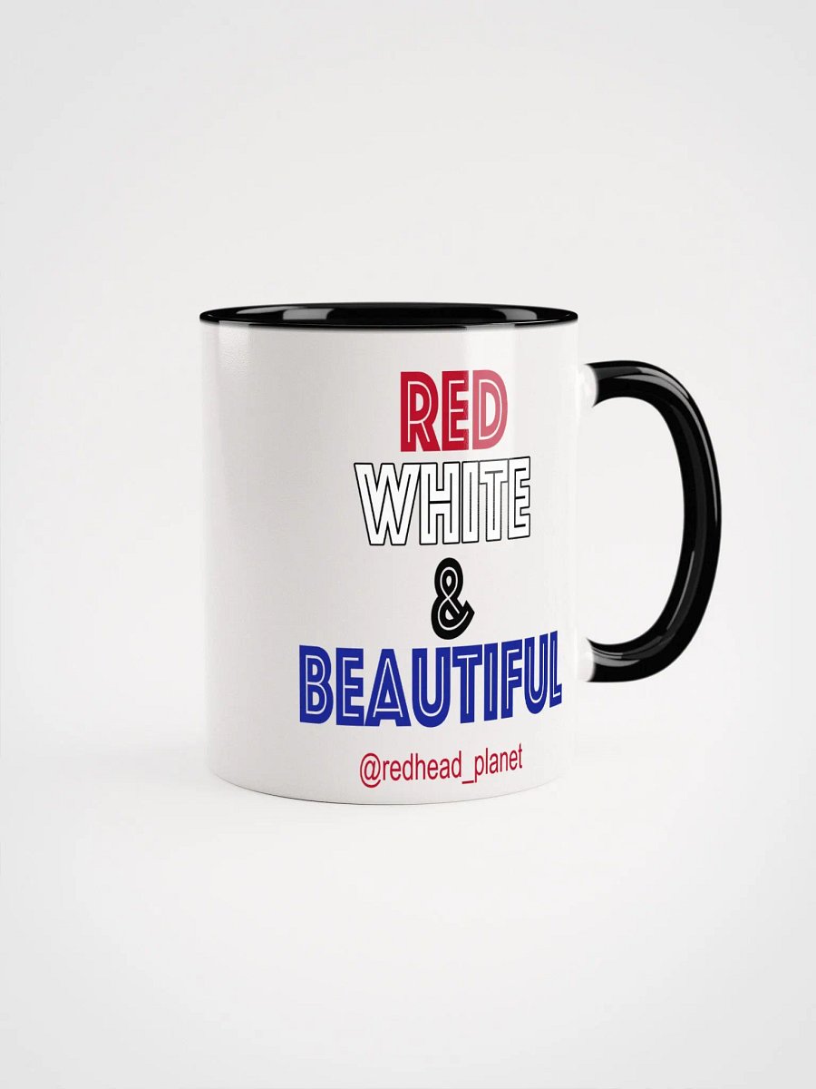 RED WHITE & BEAUTIFUL MUG product image (1)