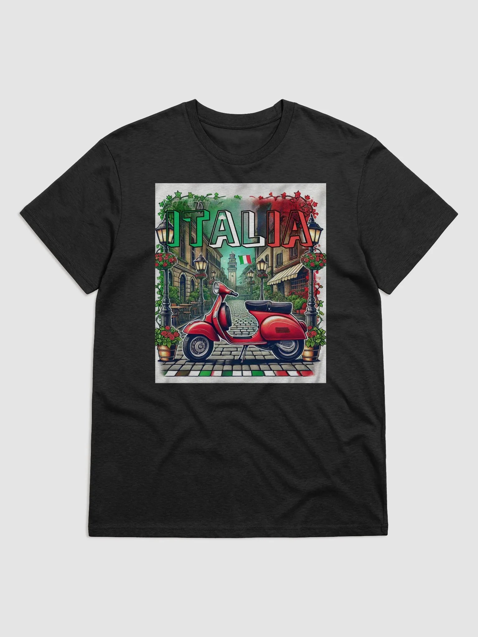 Eco Friendly Italia Scooter Tee - Italian Themed Merch product image (1)
