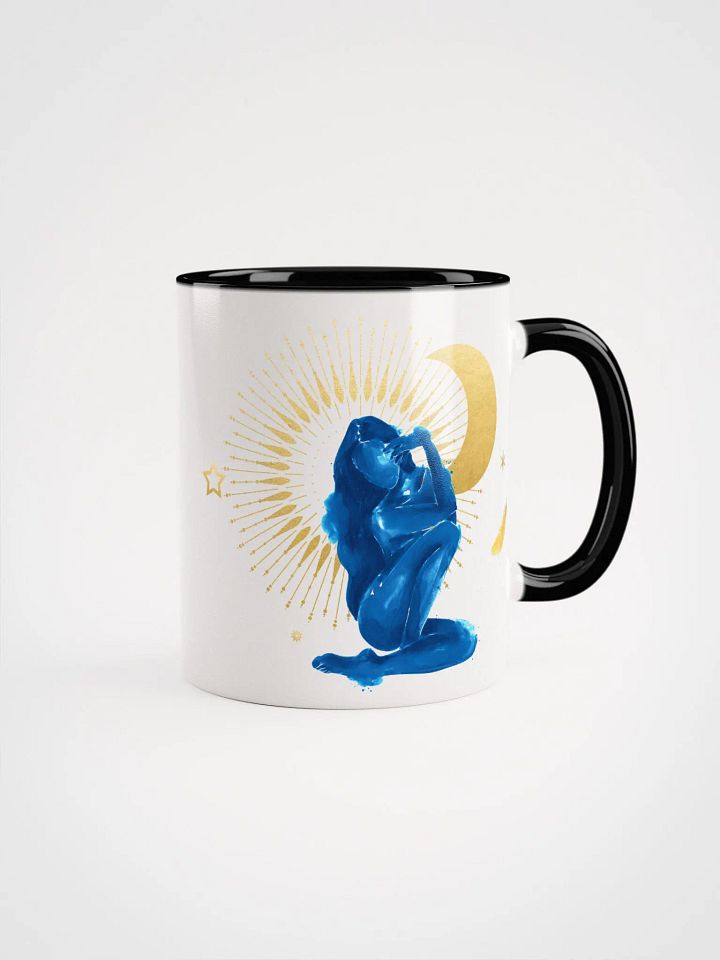 Goddess Golden Moon in Blue with Black Handle product image (2)