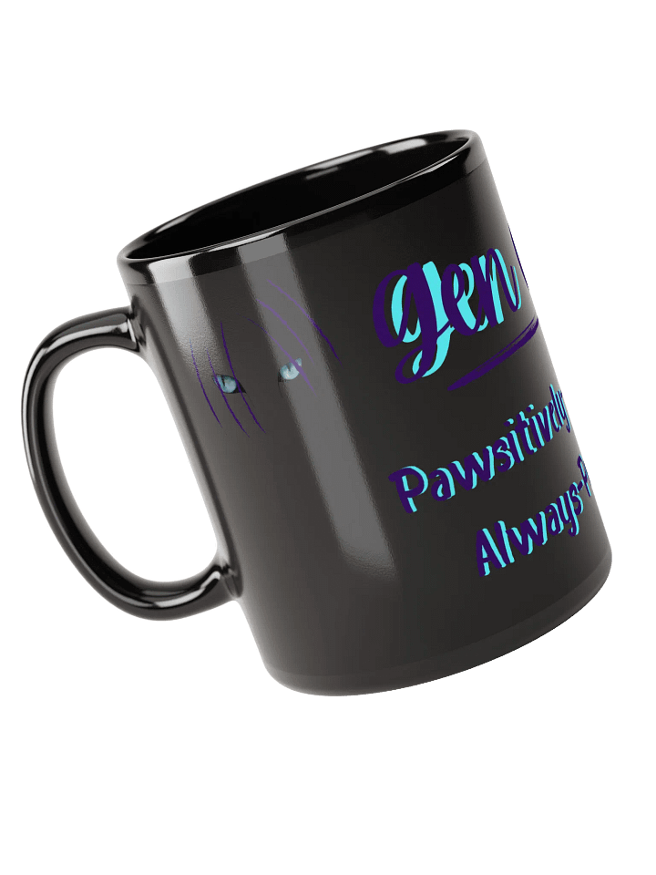 Black Glossy Mug 11 oz, 15 oz Gen Claw product image (3)