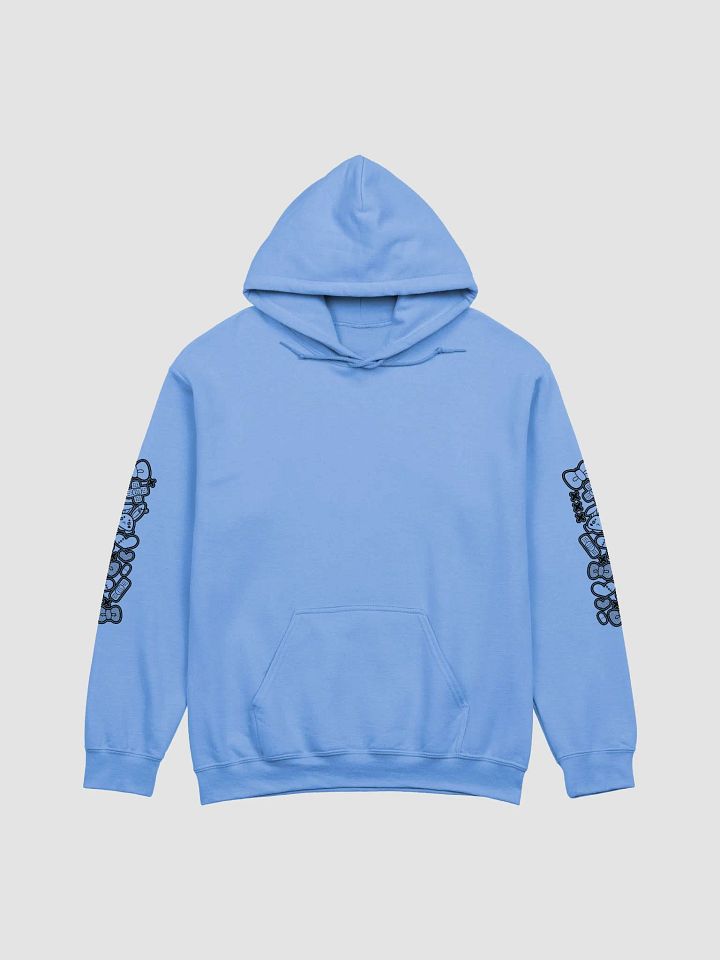hoodie but with black print product image (1)