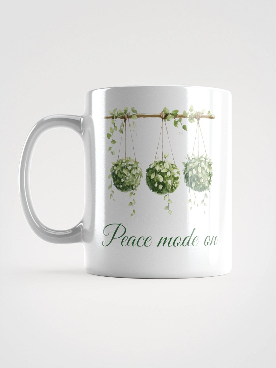 Peace Mode On Kokedama Coffee Mug (White) product image (3)