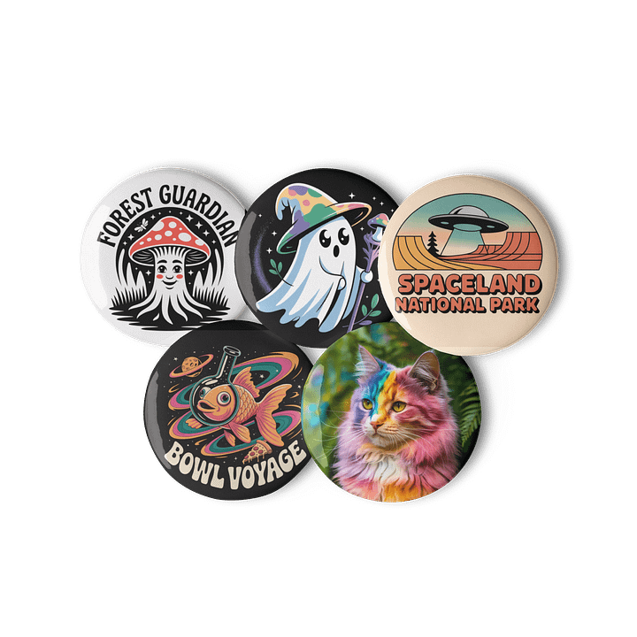 Trippy Village Pin Set product image (1)