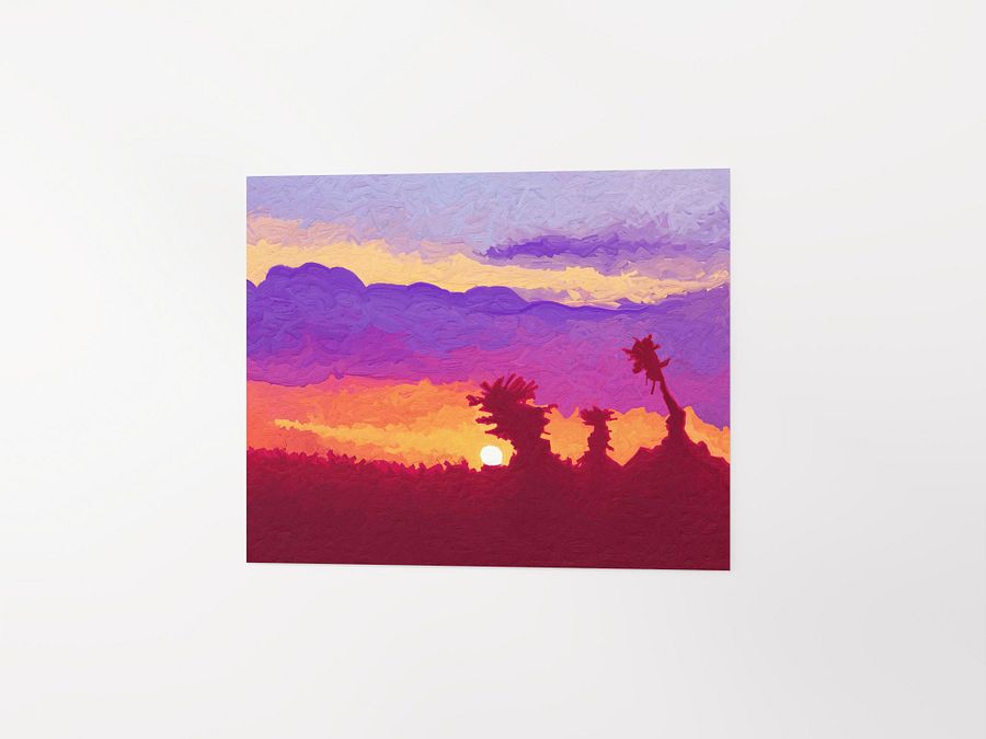 Brush Dancing in the Evening Light Poster product image (5)