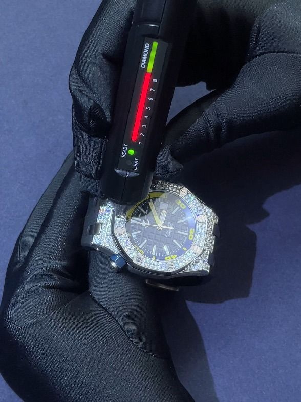 SD VVS Diamond Moissanite Fully Iced Out Watch product image (3)