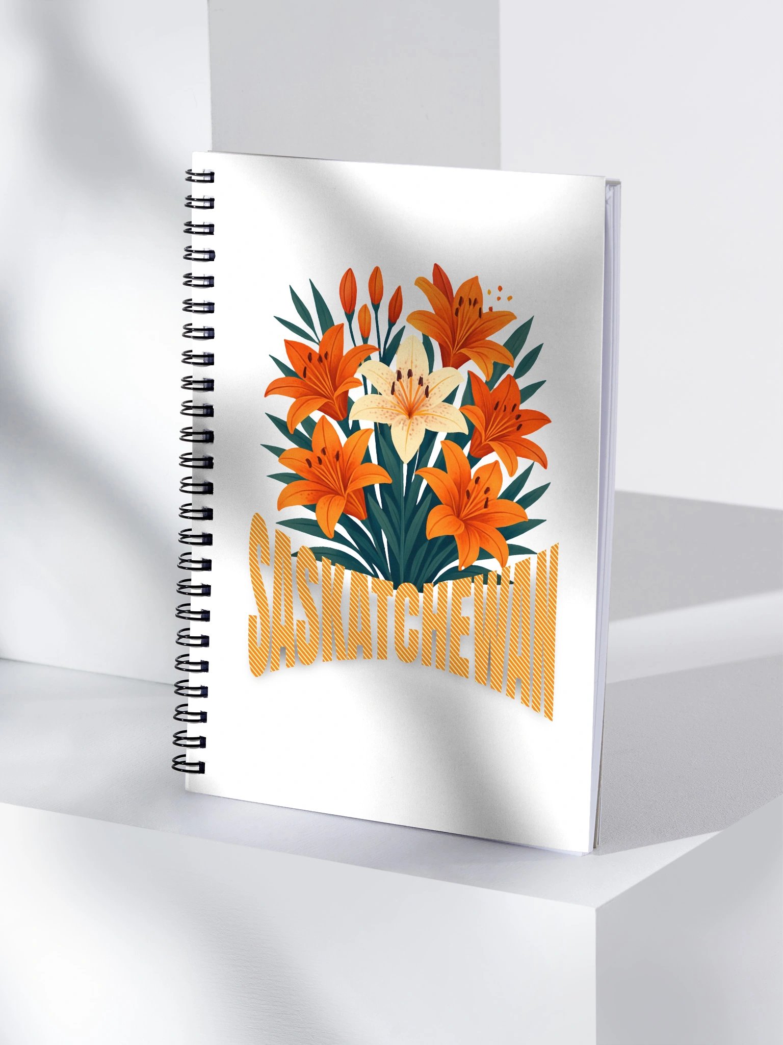 Saskatchewan Tiger Lily Dreams Spiral Notebook product image (1)