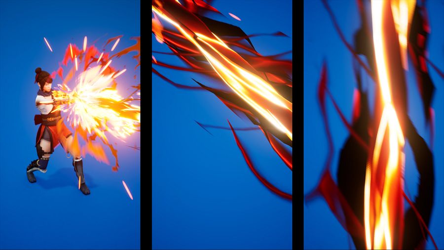 Loop Beam FX in Unreal Engine 5.4 Niagara | Download Files product image (1)