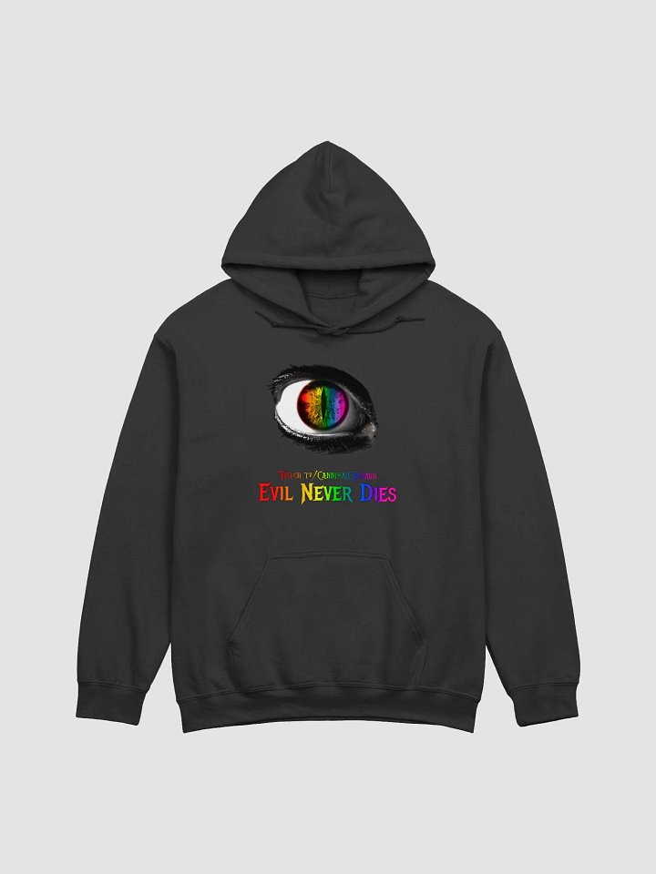 Evil Never Dies Logo Hoodie (Rainbow) product image (1)