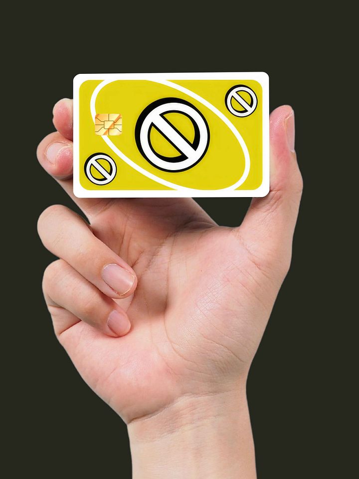 Uno Skip Card Yellow (Holographic) product image (2)