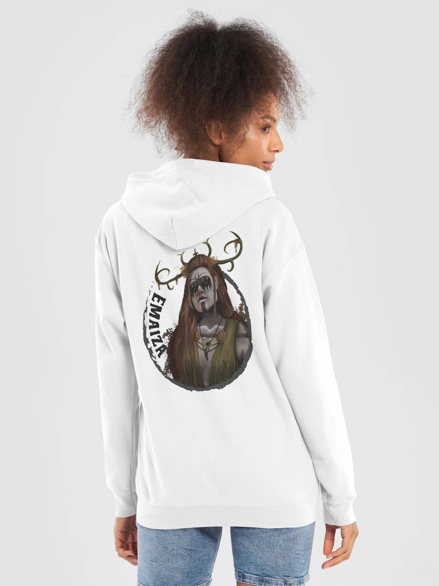 EMAIZA Unisex Zip-Hoodie (BLACK logo) product image (8)