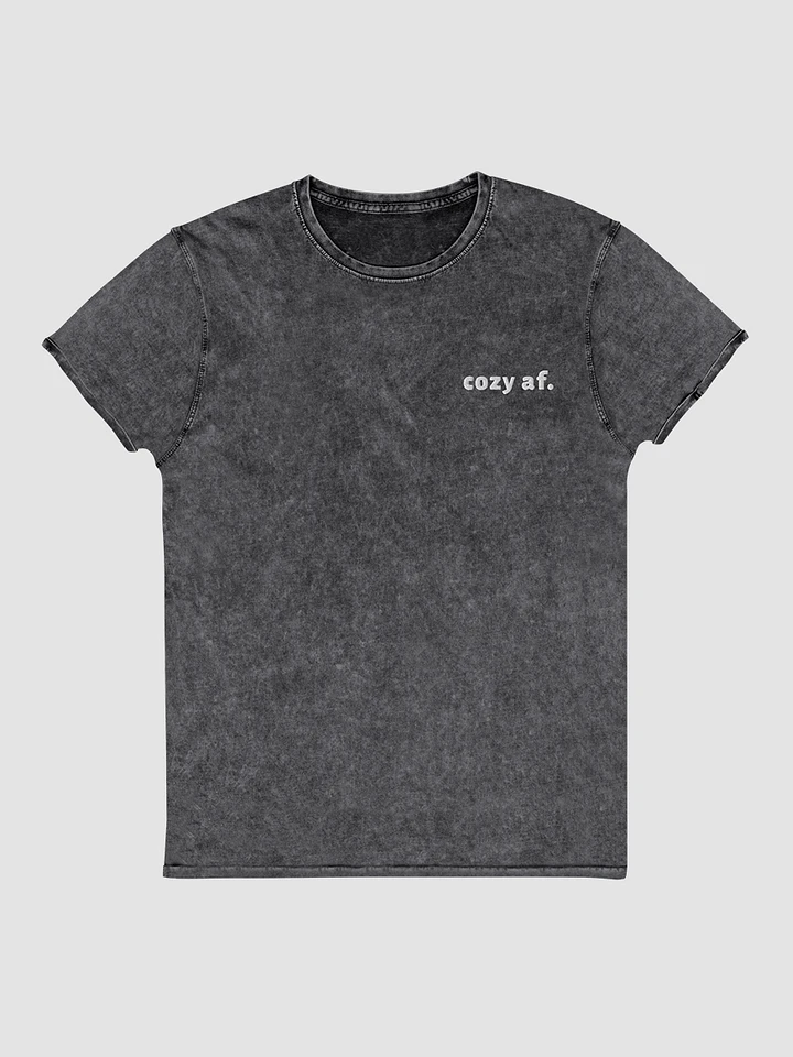 Cozy AF Denim T-Shirt product image (1)