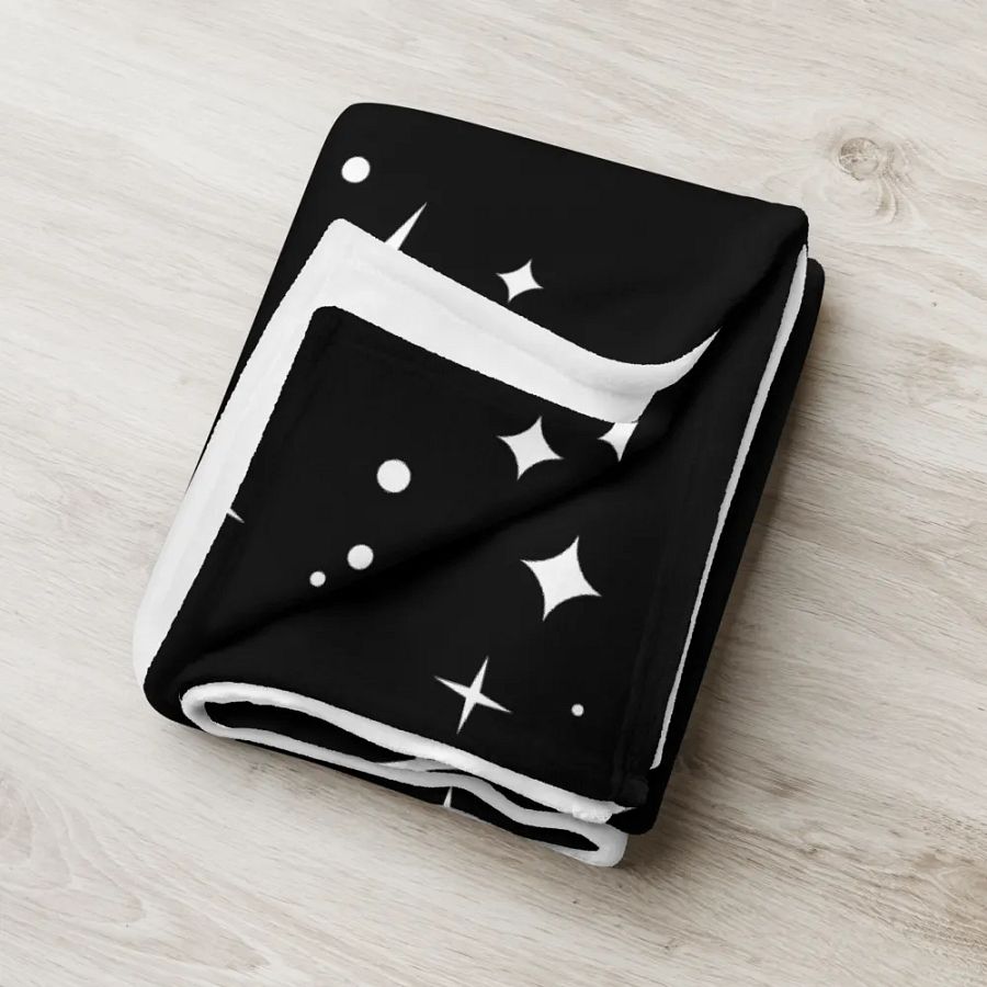 Throw Blanket ⚫️ Text me when you get lonely (153 × 203 cm) product image (6)