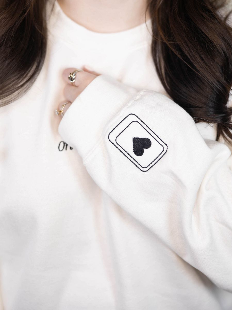 On The Naughty List Embroidered Sweatshirt product image (3)