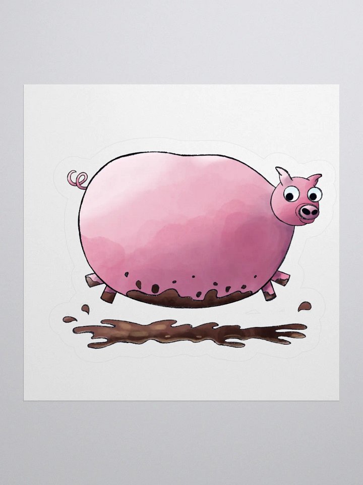 Impossible Farm Muddy Pig Stickers product image (1)