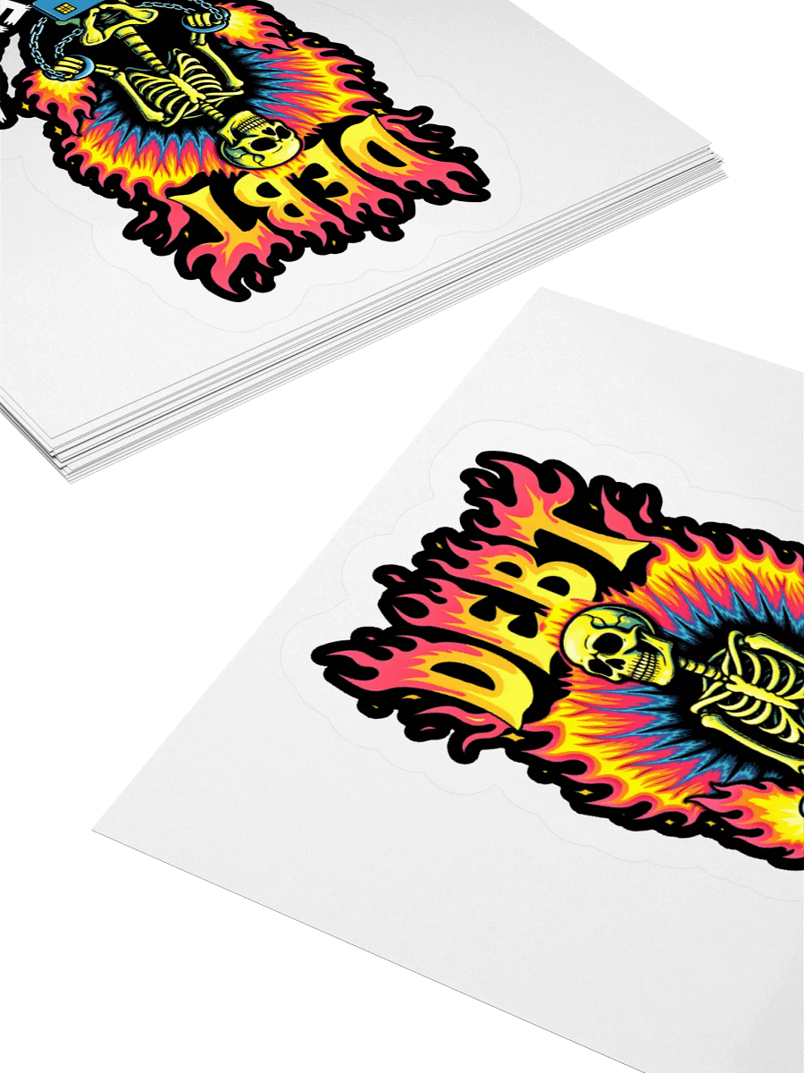 Debt Fuels The Empire Sticker product image (4)
