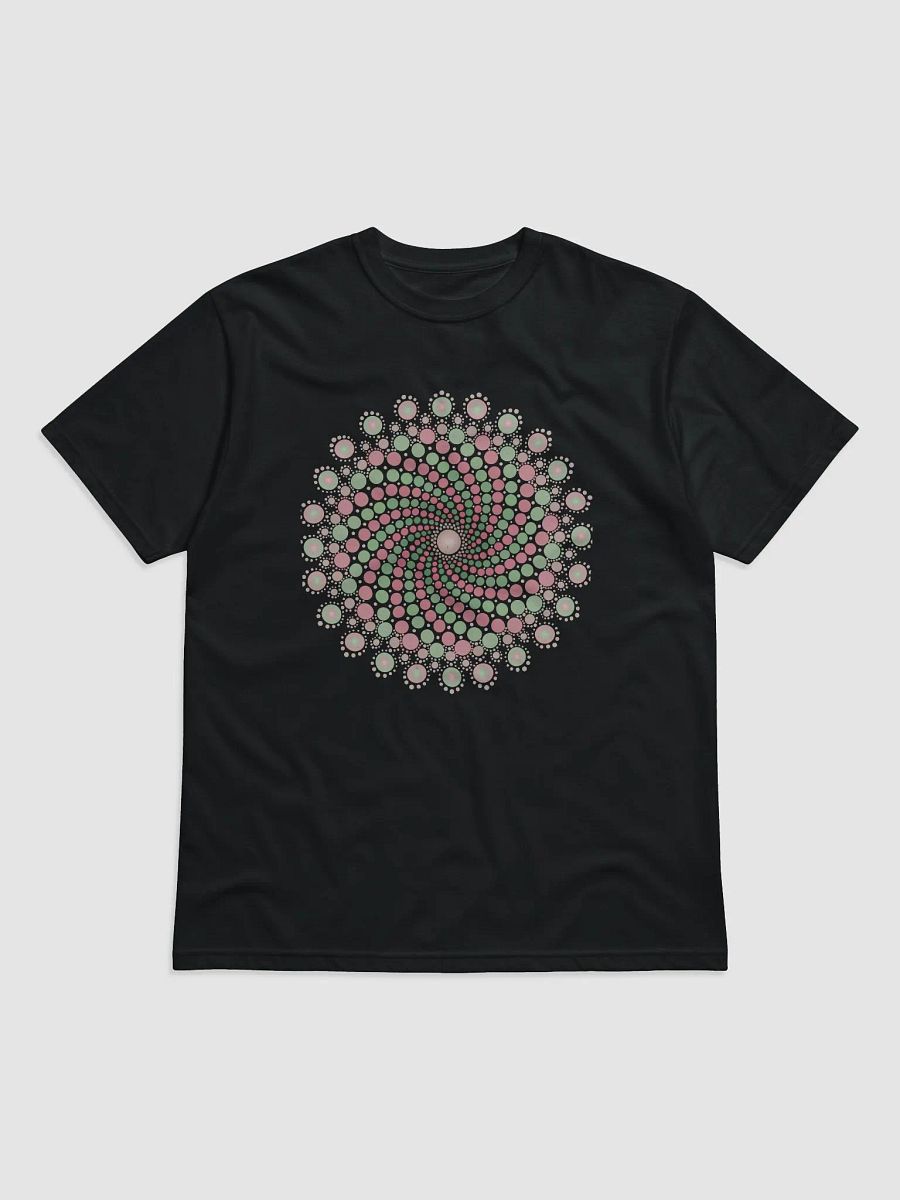Green and Pink Mandala Unisex Organic T-Shirt product image (1)