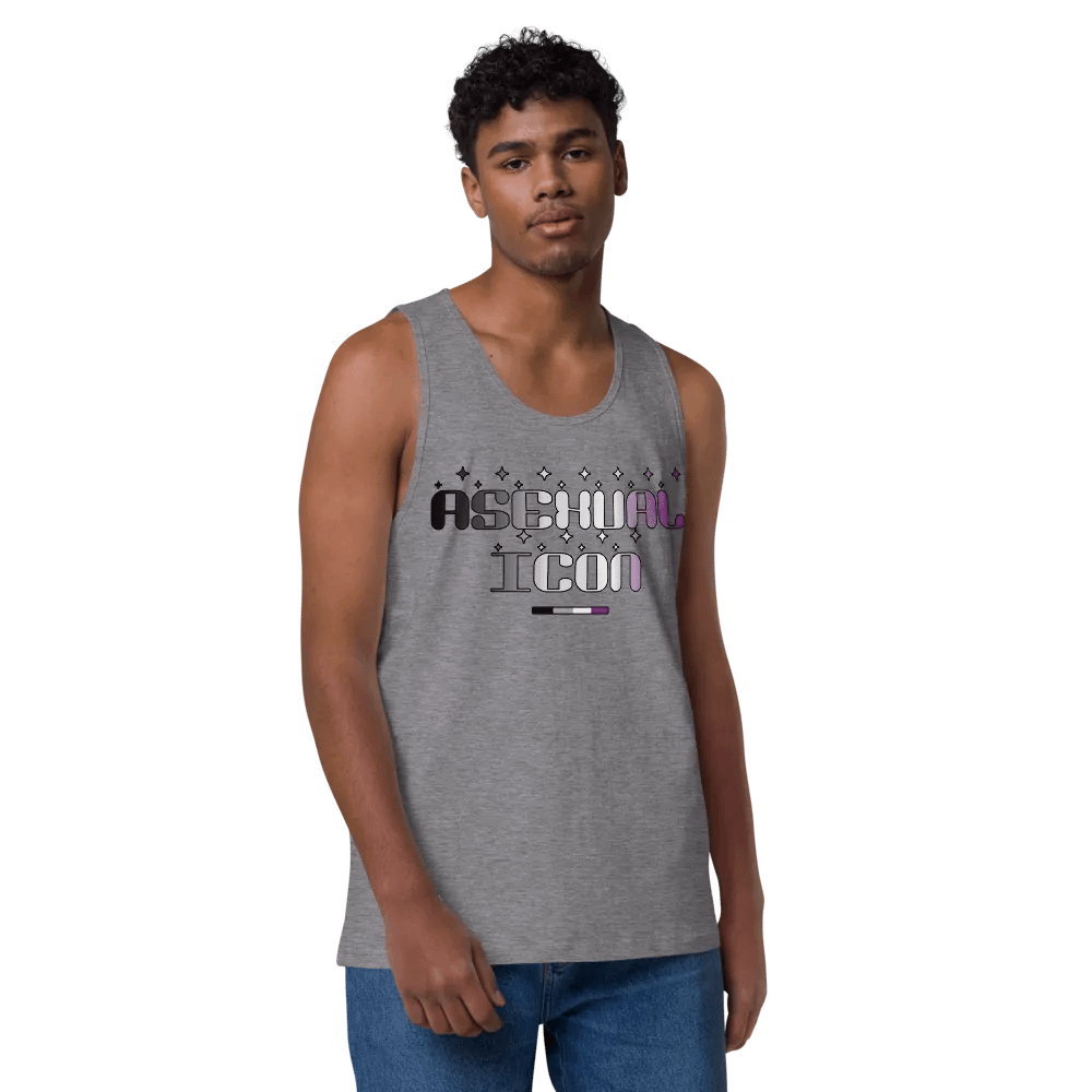 Asexual Icon Men's Premium Tank Top product image (77)