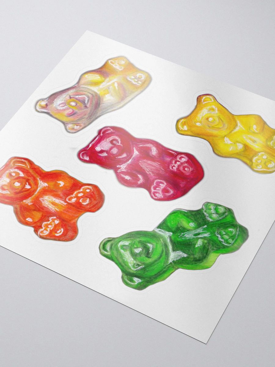 Gummy Bears - 5 mini Stickers product image (3)