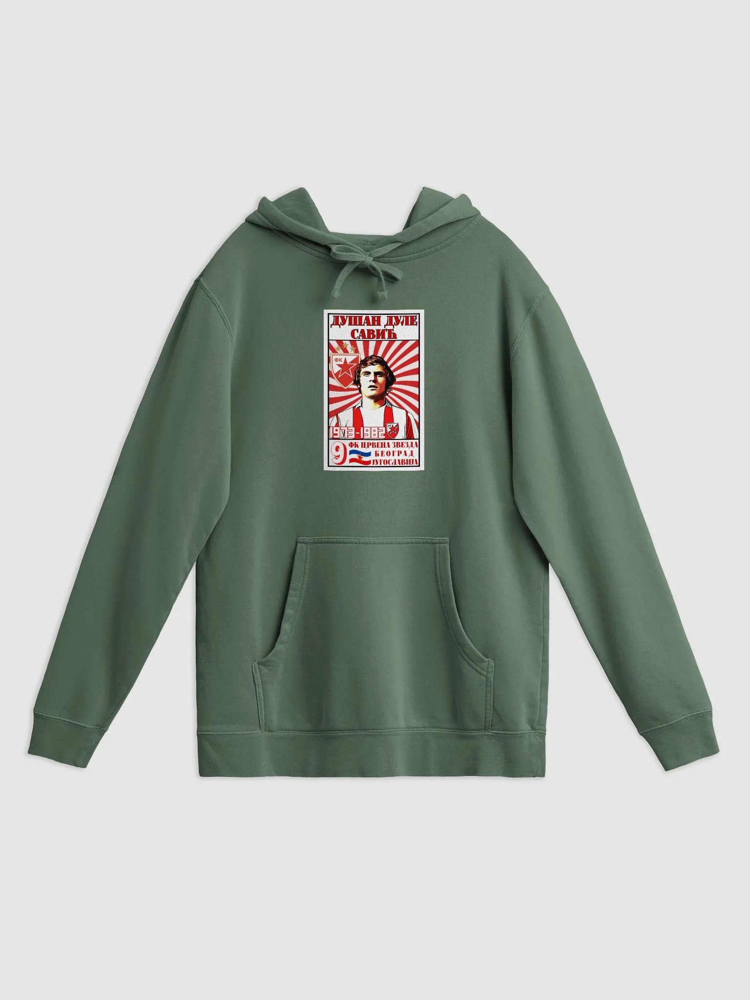 Dušan Dule Savić (FK Crvena Zvezda) Independent Trading Co. Pigment Dyed Hoodie product image (1)