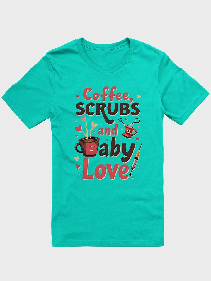 medical Moms baby Love & Caffeine Medical T-Shirt product image (7)