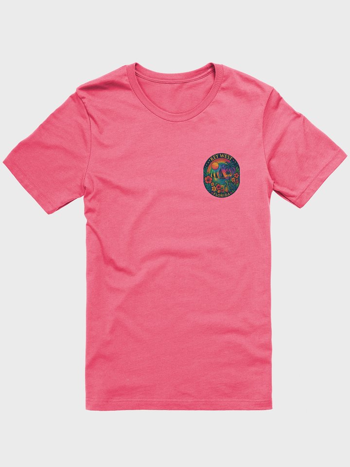 Key West Tropical T-Shirt Ultra Soft Tee with Ocean Scene product image (2)