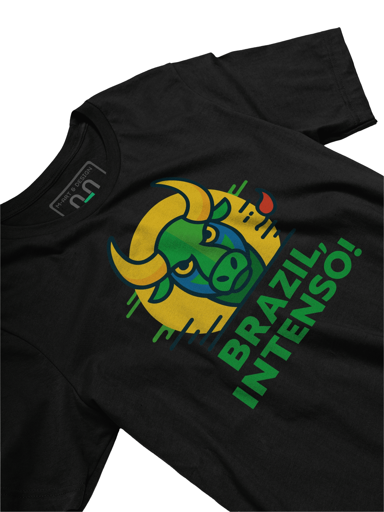 BRAZIL INTENSO! – Spicy Bull Power Tee by – by M-Art & Design product image (34)