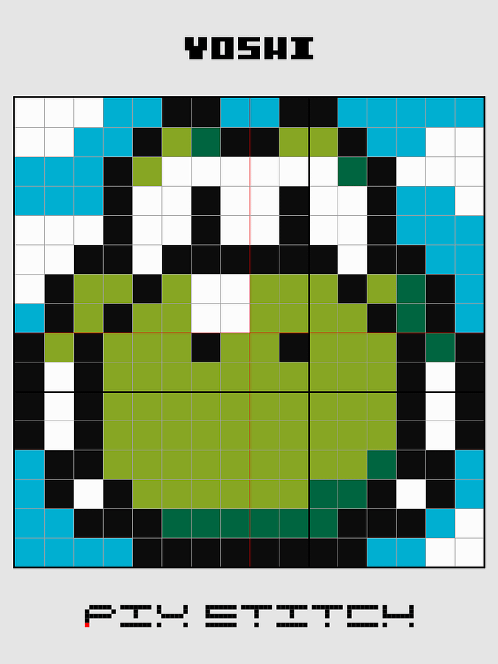 Yoshi Pixel Art product image (2)