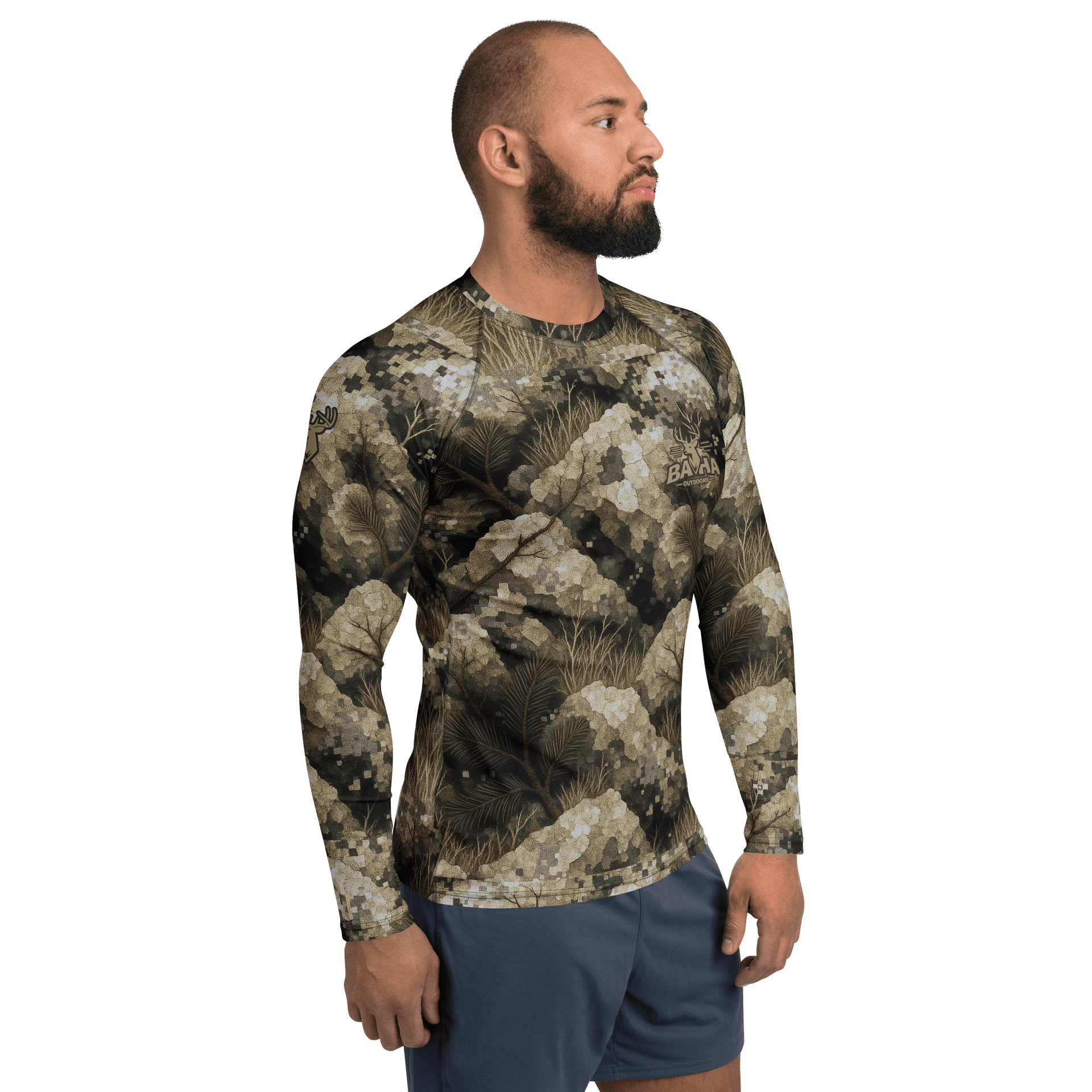 Baha Clifffade Camo Rash Guard / Sport Shirt product image (4)