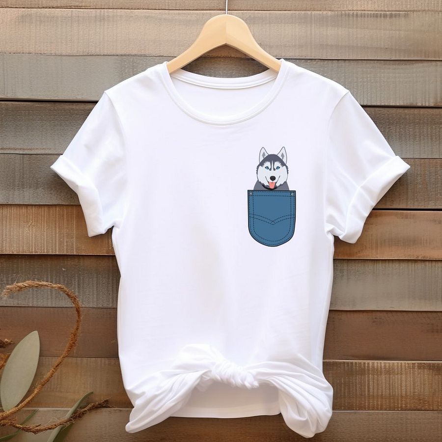 Husky Pocket Cute Baby Husky Peeking product image (26)