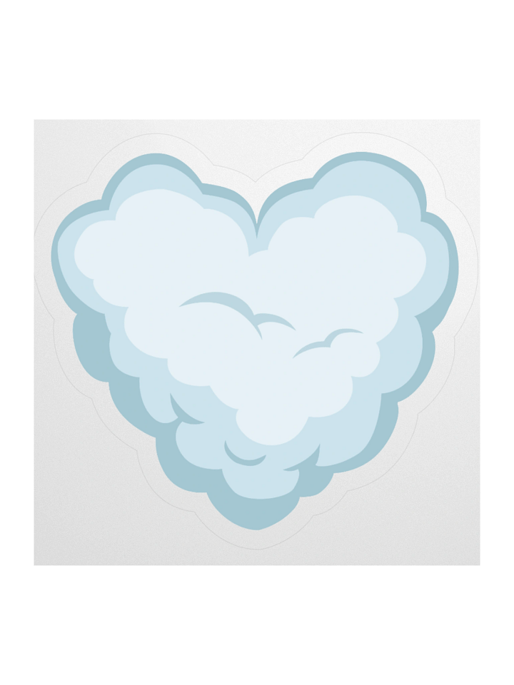 Cloud Heart Sticker product image (1)