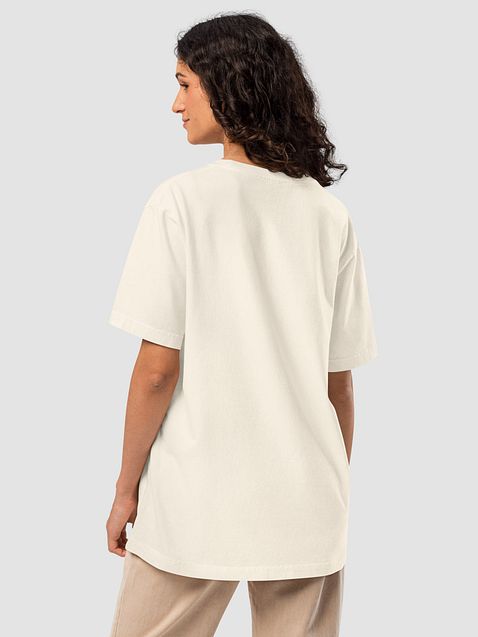 Photo showing Bella+Canvas Unisex Oversized Garment-Dyed T-Shirt