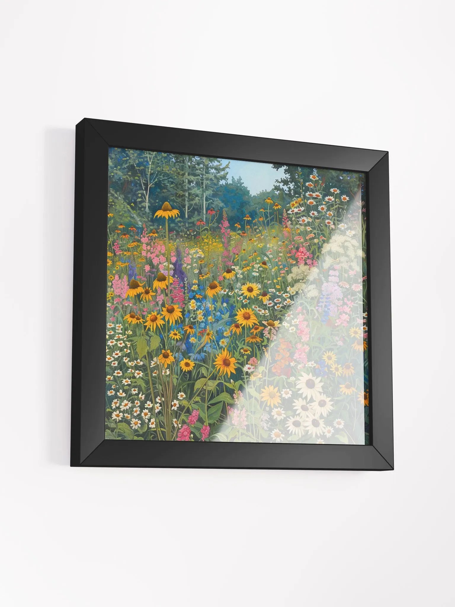 Colorful Spring Wildflowers Watercolor Wall Art product image (30)