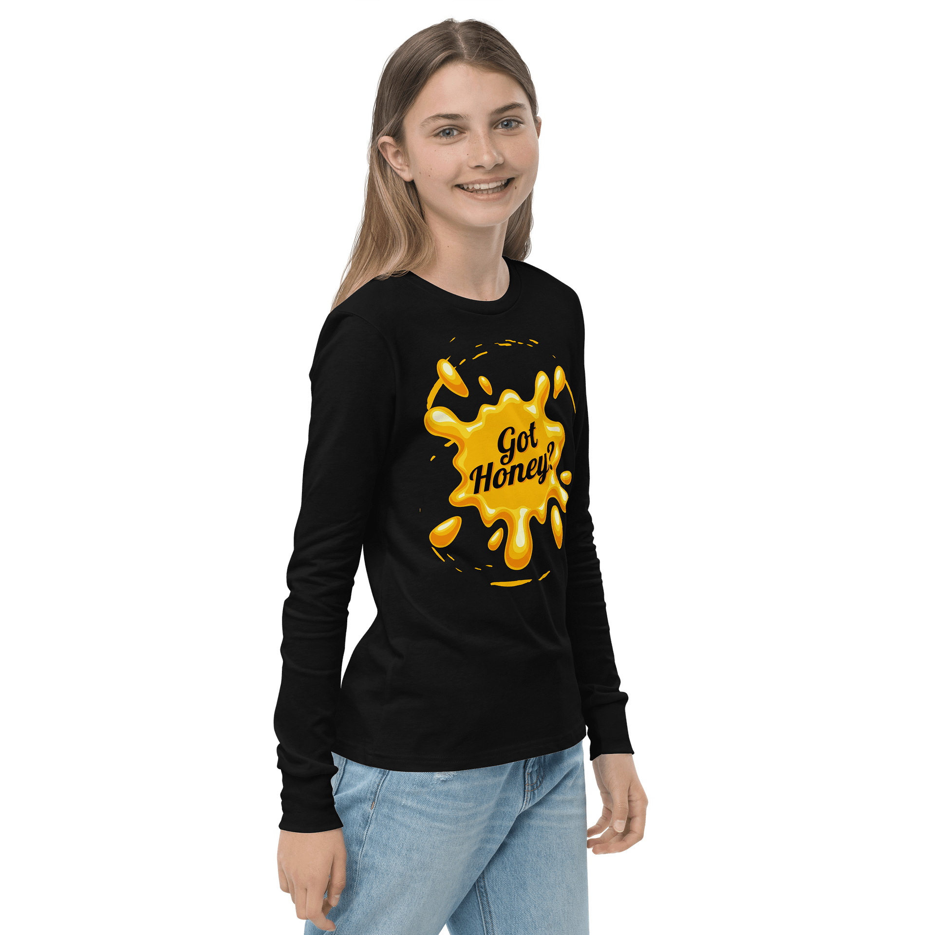 Got Honey Youth Long Sleeve T-Shirt product image (12)