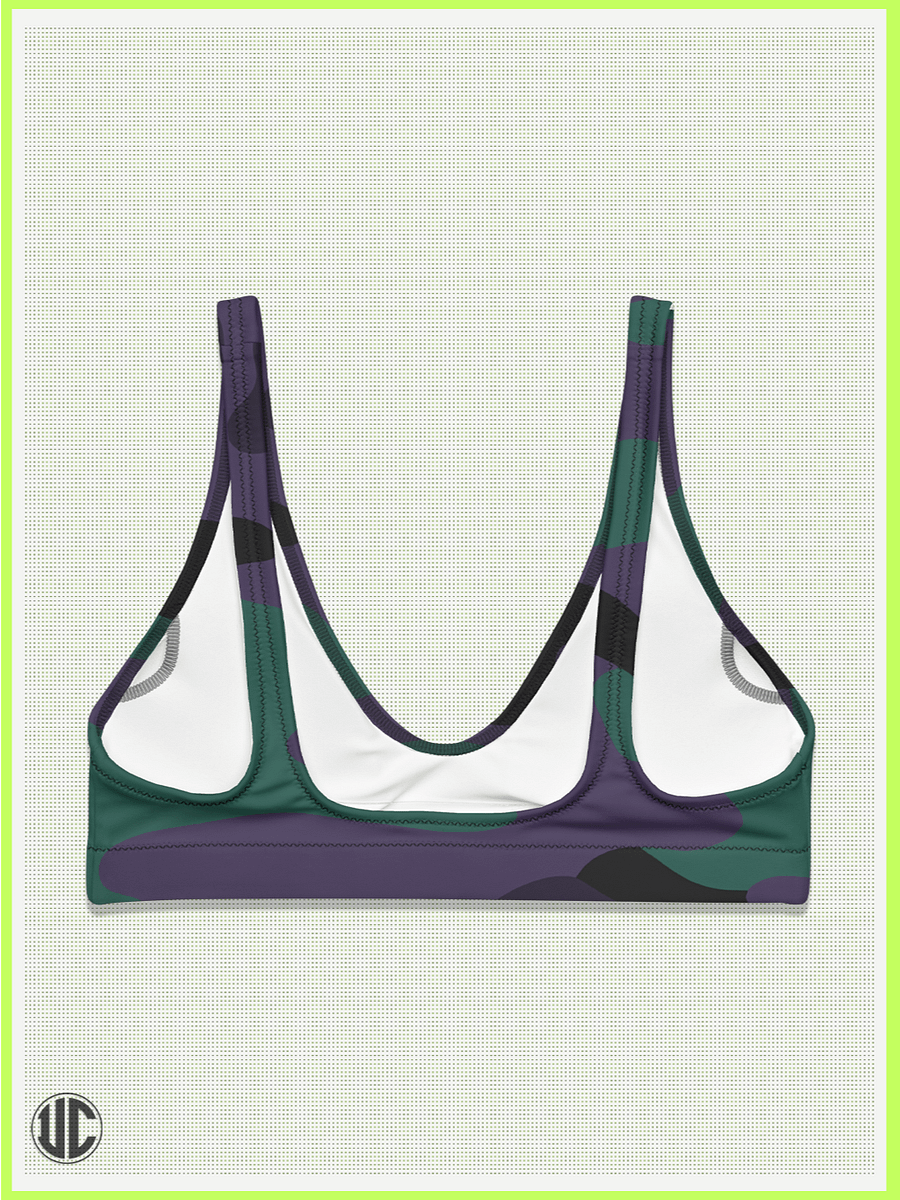 UnkoCon – Midnight Purple Camo Bikini Top product image (2)