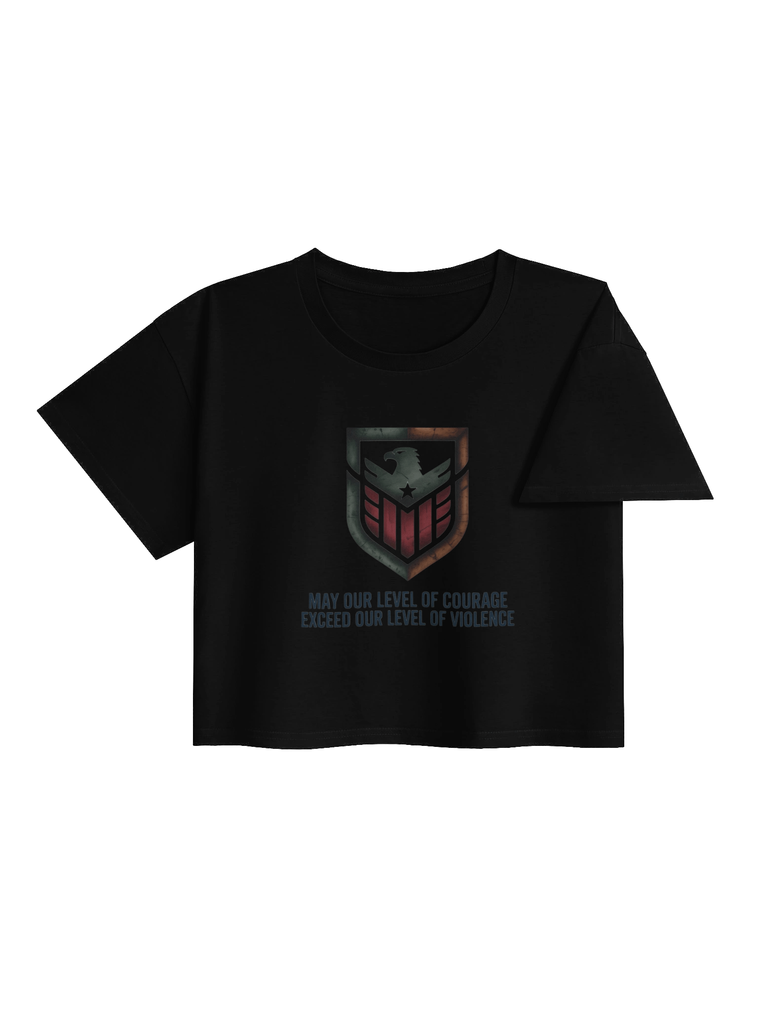 Courage Emblem Women's Crop Top product image (22)