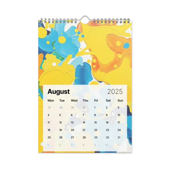 ART ABSTRACT WALL CALENDAR 2025 product image (2)