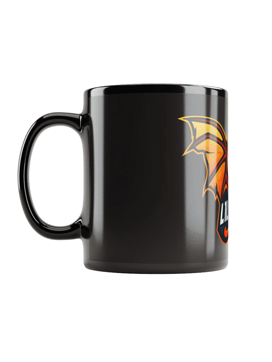 Glossy Black Mug - L1L_F3LL4 product image (6)