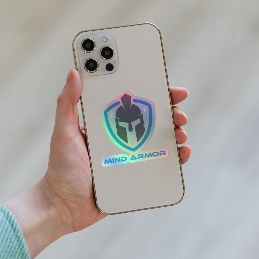 Mind Armor - Kiss-Cut Holographic Sticker product image (2)