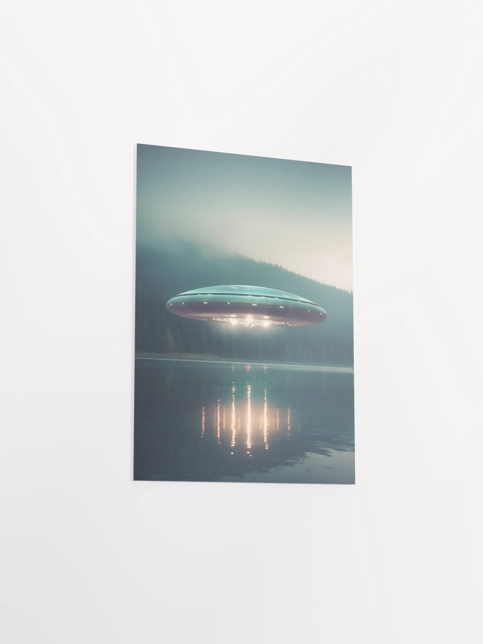 The Truth is Out There / The X-Files photo of UFO — sci-fi poster, movie art, I want to believe poster, space print, aliens wall decor product image (8)