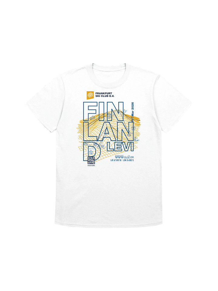 Finland / Levi Resort white (front only print) product image (1)