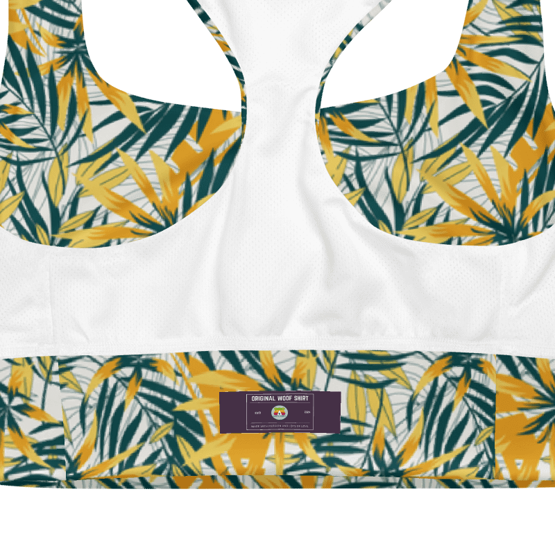 Tropical Summer | Recycled Longline Sports Bra product image (7)