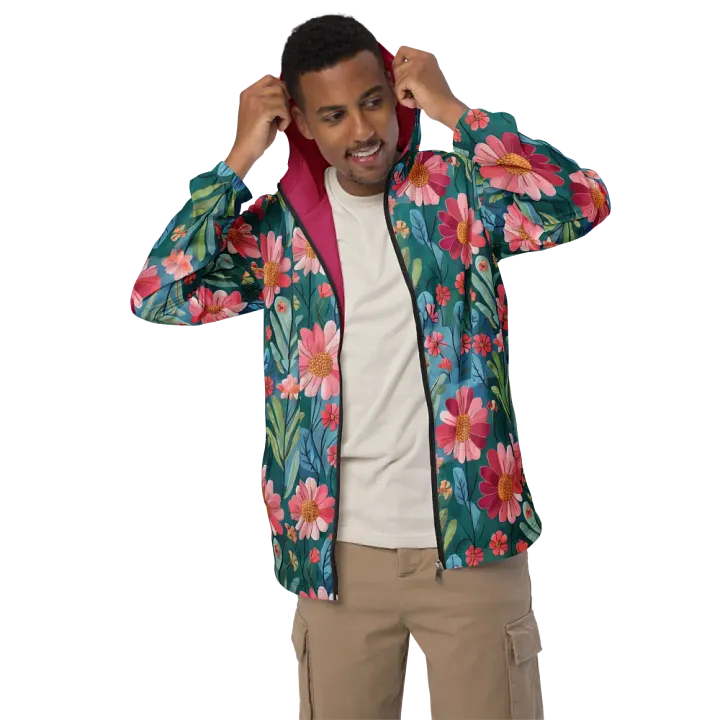 Wild Berry Breeze All-Over Windbreaker product image (1)