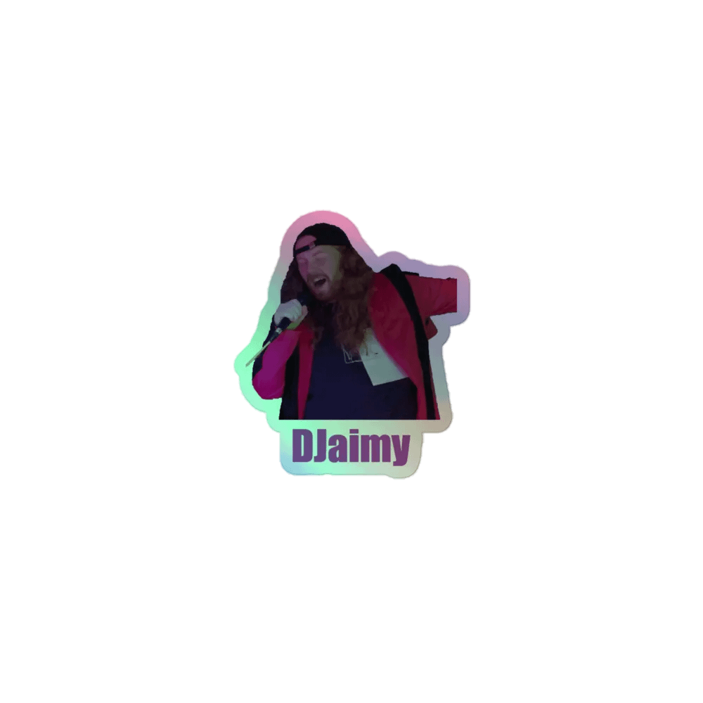 DJaimy Barcade Holo sticker product image (1)