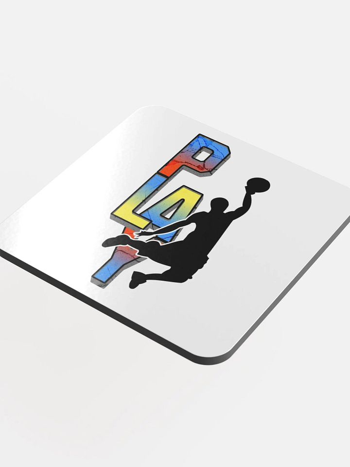 Play Basketball Playtime Graffiti Cork Coaster product image (1)
