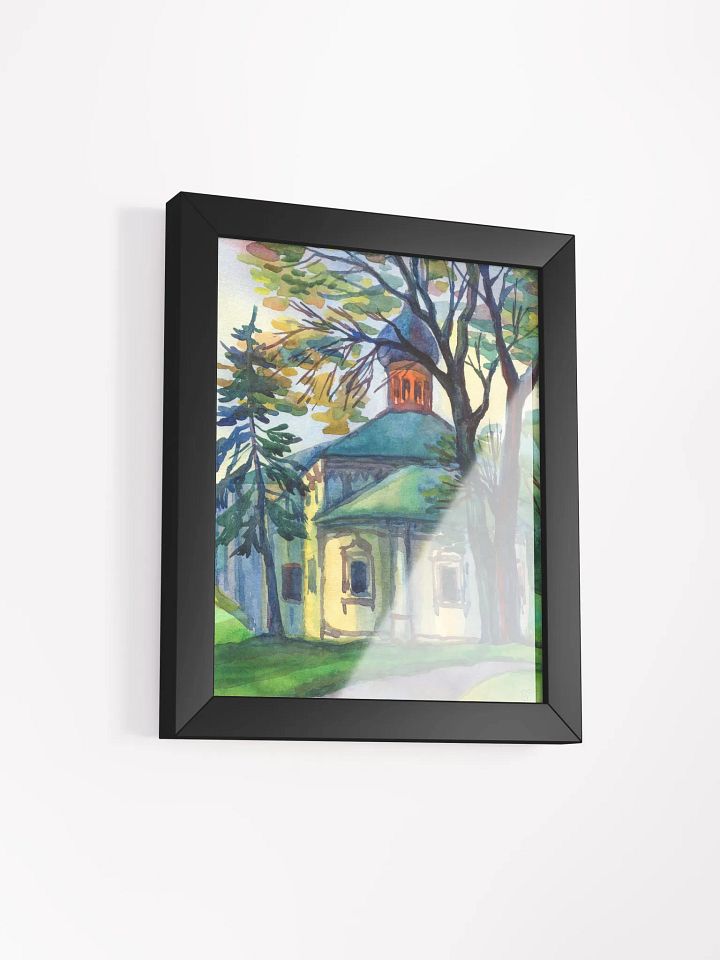 Enchanting Chapel Watercolor Poster - Architectural Heritage product image (6)
