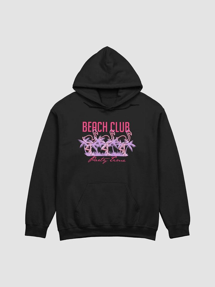 Neon Flamingo Beach Club Hoodie product image (2)