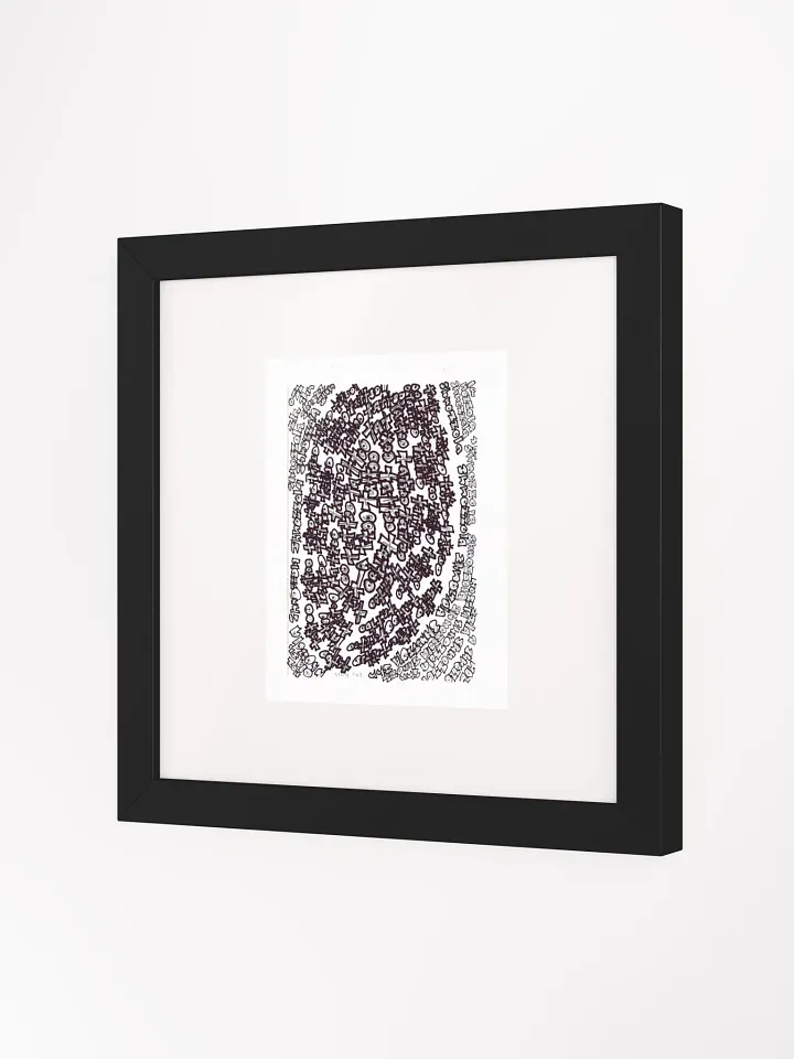 shnozolla tattoo Panel Card Print Framed product image (2)